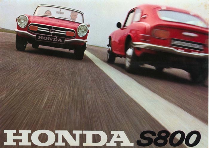 Honda S800 Brochure Page 1