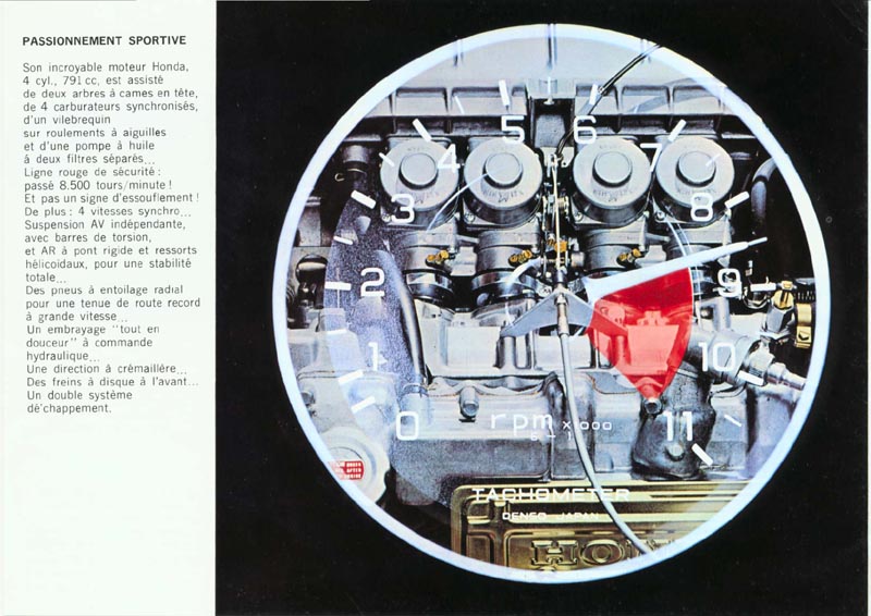 Honda S800 Brochure Page 5