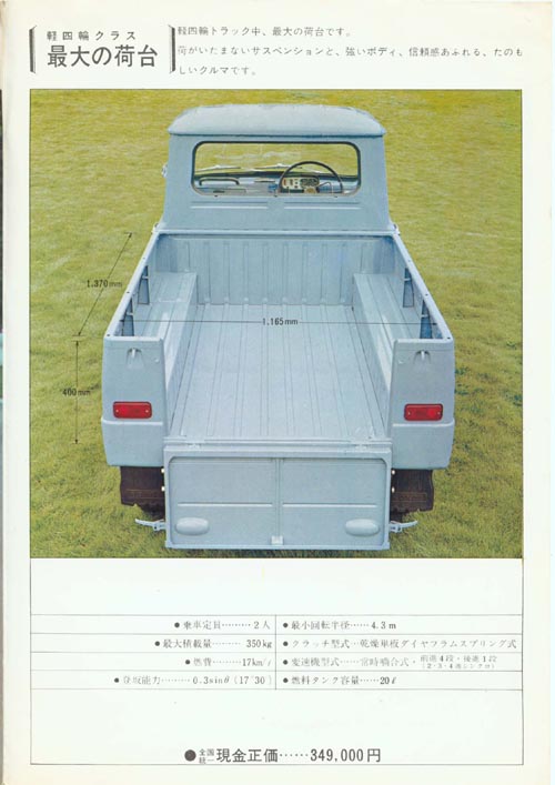 Honda T360 Brochure Page 4
