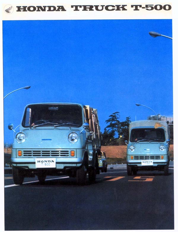 Honda T500 Brochure Page 1